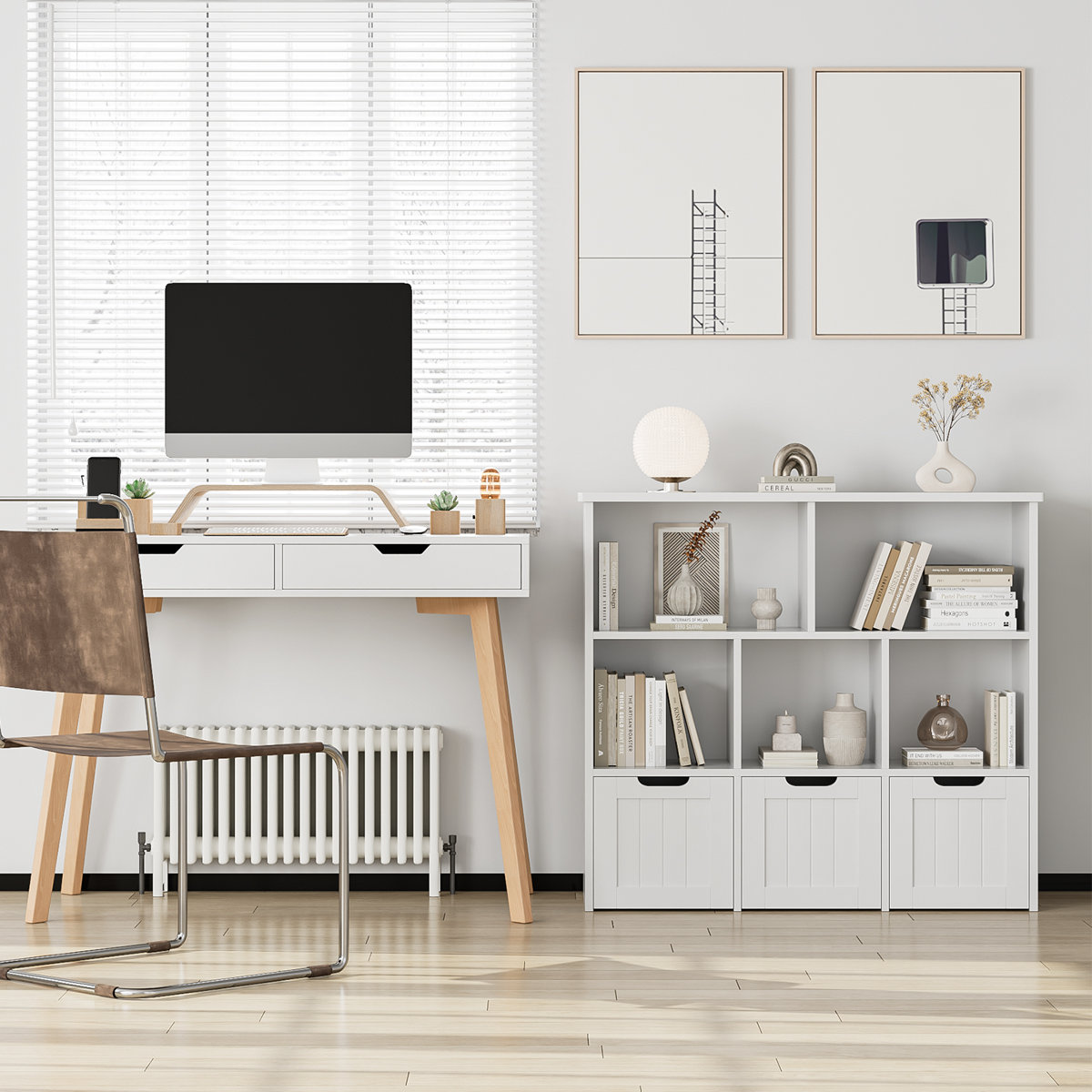 Kalb 39.4"W x 35.4'' H Toy Box and Organizer